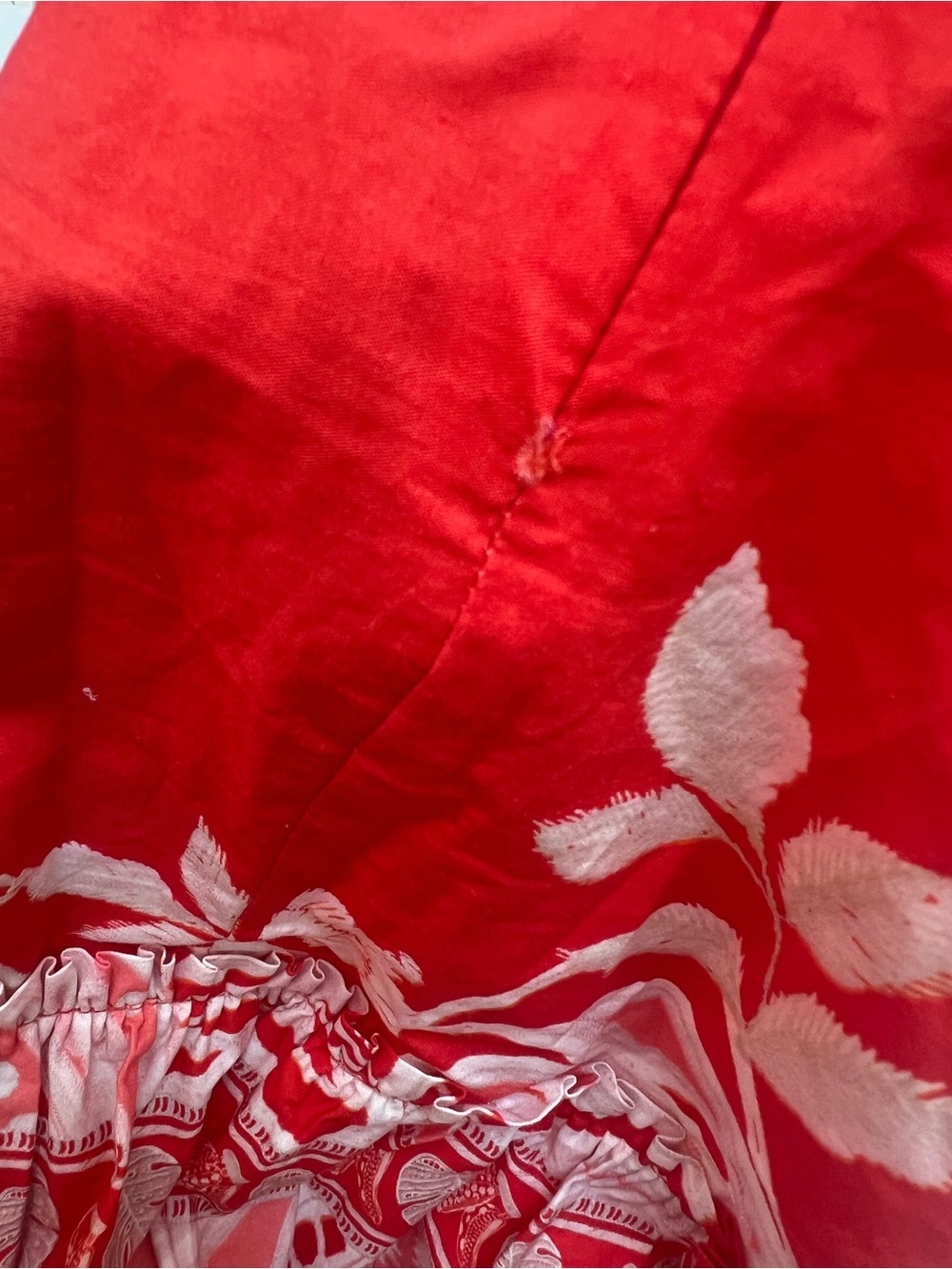 Farm Rio Red Lace Monsteras Midi Dress - Picture 13 of 13